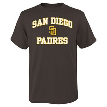 Youth Brown San Diego Padres Heart & Soul T-Shirt