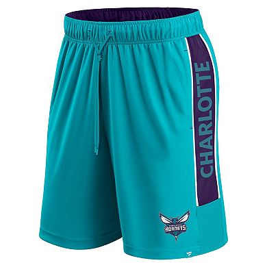 Men's Fanatics Branded Teal Charlotte Hornets Game Winner Defender Shorts