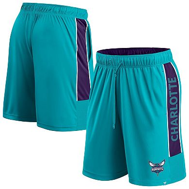 Men's Fanatics Branded Teal Charlotte Hornets Game Winner Defender Shorts
