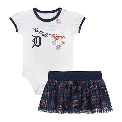 Infant Detroit Tigers Sweet Bodysuit & Skirt Set