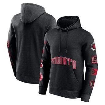 Men's Fanatics Branded Black Toronto Raptors Home Court Pullover Hoodie