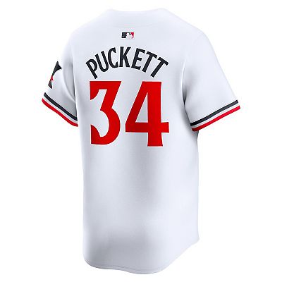 Men s Nike Kirby Puckett White Minnesota Twins Home Limited Player Jersey