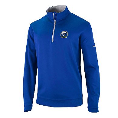 Men's Columbia Royal Buffalo Sabres Wickham Hills Omni-Wick Quarter-Zip Jacket