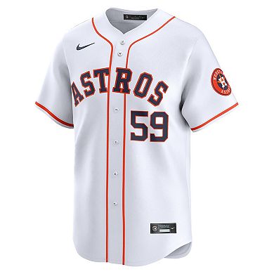 Men's Nike Framber Valdez White Houston Astros Home Limited Player Jersey