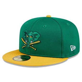 Men's New Era Kelly Green Oakland Athletics 2024 Batting Practice 59FIFTY Fitted Hat