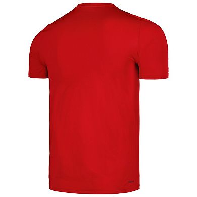 Men's adidas Red Chicago Fire 2024 Jersey Hook AEROREADY T-Shirt