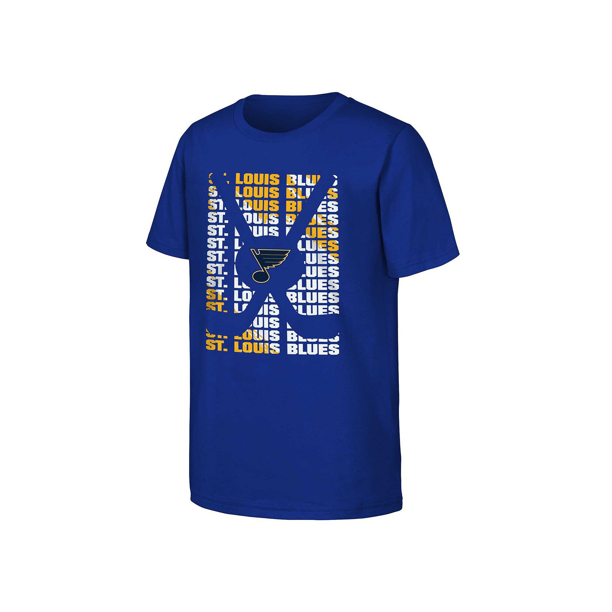 Youth Blue St. Louis Blues Box T-Shirt, Boys, Size: Youth XL