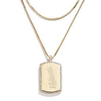 WEAR by Erin Andrews x Baublebar Washington Nationals Dog Tag Necklace
