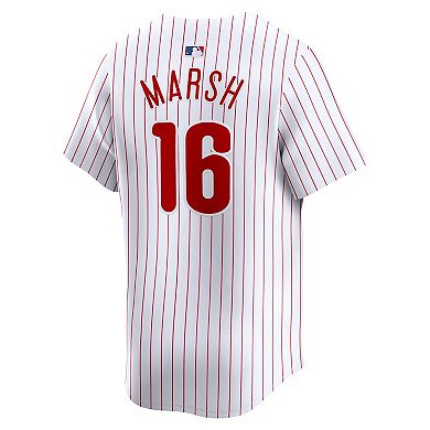 Men's Nike Brandon Marsh White Philadelphia Phillies Home Limited Player Jersey