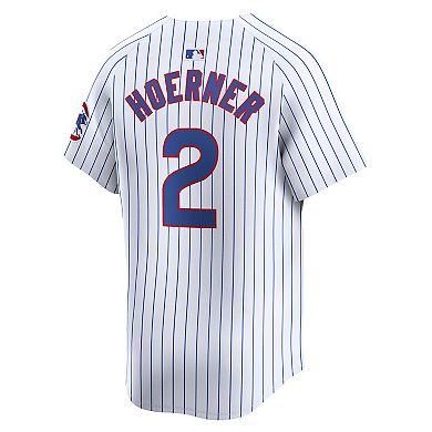 Men's Nike Nico Hoerner White Chicago Cubs Home Limited Player Jersey