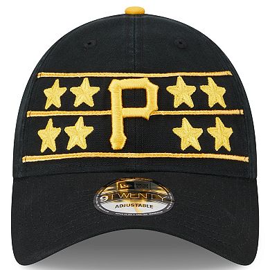 Men's New Era Black Pittsburgh Pirates 2025 Batting Practice 9TWENTY Adjustable Hat