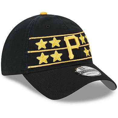 Men's New Era Black Pittsburgh Pirates 2025 Batting Practice 9TWENTY Adjustable Hat