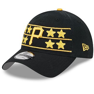 Men's New Era Black Pittsburgh Pirates 2025 Batting Practice 9TWENTY Adjustable Hat