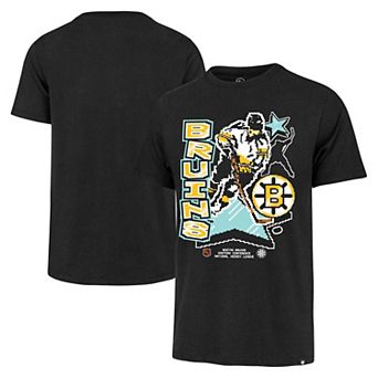 Men's '47 Black Boston Bruins Lamp Lighter Franklin T-Shirt