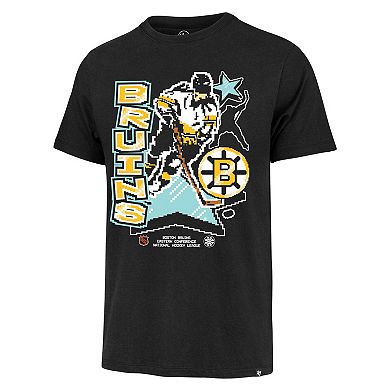 Men's '47 Black Boston Bruins Lamp Lighter Franklin T-Shirt