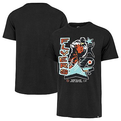 Men's '47 Black Philadelphia Flyers Lamp Lighter Franklin T-Shirt