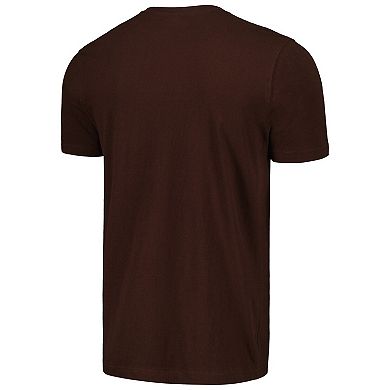 Men's New Era Brown Cleveland Browns Camo Logo T-Shirt