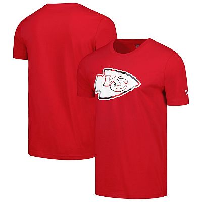 Men s New Era Red Kansas City Chiefs Camo Logo T Shirt