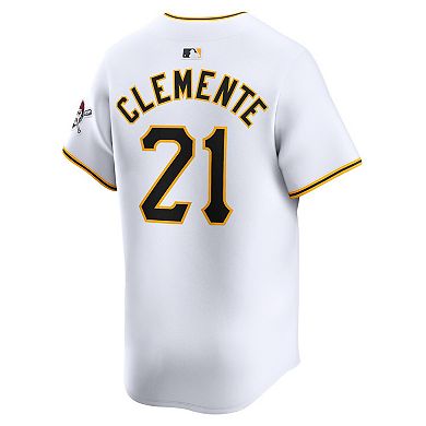 Men's Nike Roberto Clemente White Pittsburgh Pirates Home Limited Player Jersey