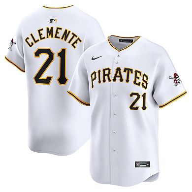 Men's Nike Roberto Clemente White Pittsburgh Pirates Home Limited Player Jersey