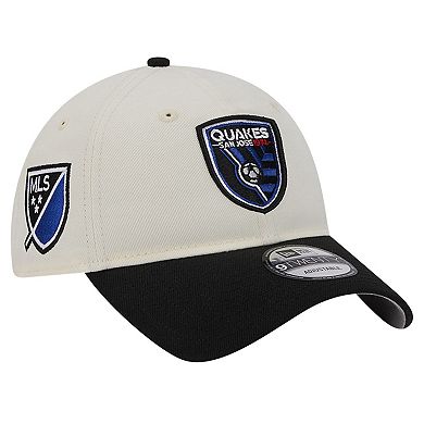 Men's New Era White San Jose Earthquakes 2024 Kick Off Collection 9TWENTY Adjustable Hat