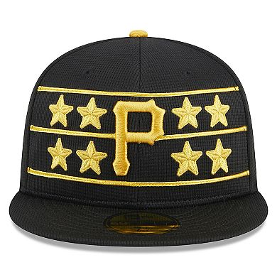 Men's New Era  Black Pittsburgh Pirates 2024 Batting Practice 59FIFTY Fitted Hat