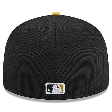 Men's New Era Black Pittsburgh Pirates 2025 Batting Practice 59FIFTY Fitted Hat