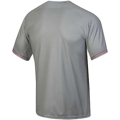 Men's Under Armour Gray Utah Utes Replica Baseball Jersey