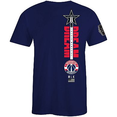 Unisex FISLL x Black History Collection  Navy Washington Wizards T-Shirt