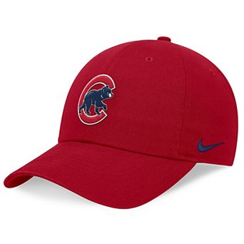 Men's Nike Red Chicago Cubs Evergreen Club Adjustable Hat