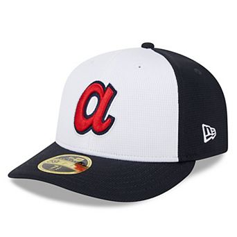 Men's New Era White Atlanta Braves 2024 Batting Practice Low Profile 59FIFTY Fitted Hat