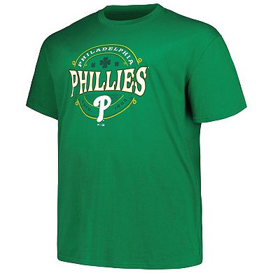 Men's Kelly Green Philadelphia Phillies Big & Tall Celtic T-Shirt