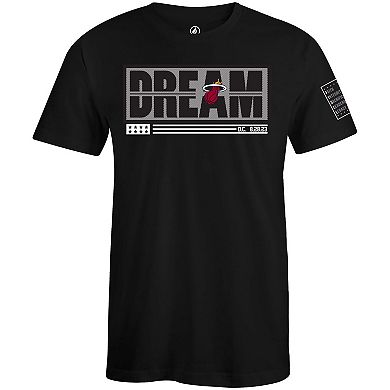 Unisex FISLL x Black History Collection Black Miami Heat T-Shirt
