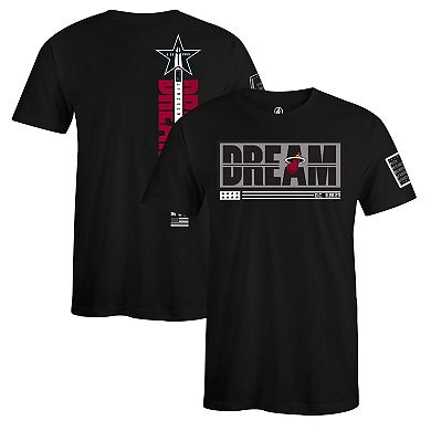 Unisex FISLL x Black History Collection Black Miami Heat T-Shirt