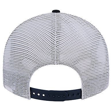 Men's New Era Navy Auburn Tigers Throwback Circle Patch 9FIFTY Trucker Snapback Hat