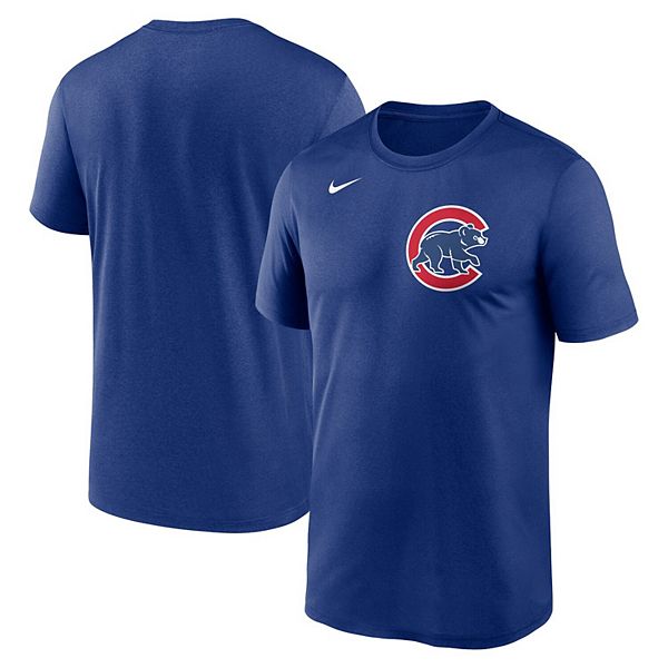 Men's Nike Royal Chicago Cubs Fuse Legend T-Shirt