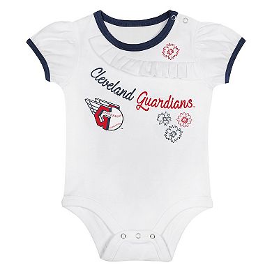 Infant Cleveland Guardians Sweet Bodysuit & Skirt Set