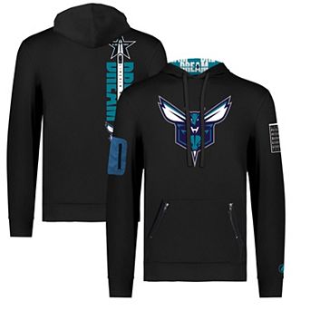 Unisex FISLL x Black History Collection Black Charlotte Hornets Pullover Hoodie