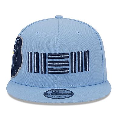 Men's New Era Light Blue Memphis Grizzlies Side Logo 9FIFTY Snapback Hat
