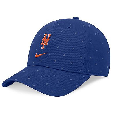 Men's Nike  Royal New York Mets Primetime Print Club Adjustable Hat