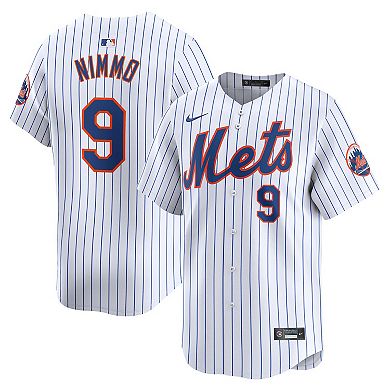 Men's Nike Brandon Nimmo White New York Mets Home Limited Player Jersey