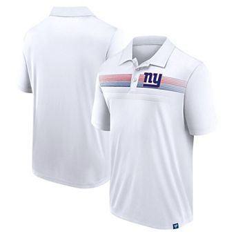 Men's Fanatics Branded White New York Giants Victory For Us Interlock Polo
