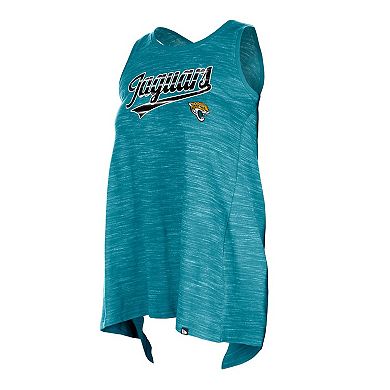 Women's New Era Teal Jacksonville Jaguars Space Dye Active Tank Top