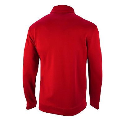 Men's Columbia Red Chicago Blackhawks Wickham Hills Omni-Wick Quarter-Zip Jacket