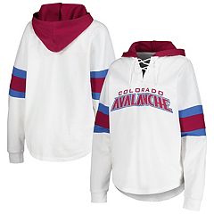 売れ筋商品|||カールバンクス カットソー トップス レディース Women's White Colorado Avalanche VIP Raglan Long Sleeve Hoodie T-Shirt White Women's Colorado Avalanche G-III 4Her by Carl Banks White