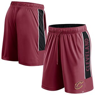 Men's Fanatics Branded Wine Cleveland Cavaliers Game Winner Defender Shorts