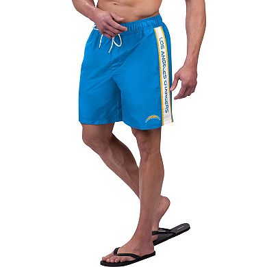 Men's G-III Sports by Carl Banks Powder Blue Los Angeles Chargers Streamline Volley Swim Shorts