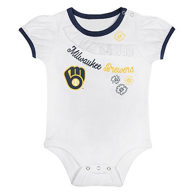 Infant Milwaukee Brewers Sweet Bodysuit & Skirt Set
