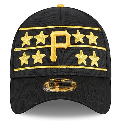 Men's New Era Black Pittsburgh Pirates 2024 Batting Practice 39THIRTY Flex Hat