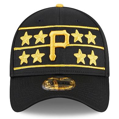 Men's New Era  Black Pittsburgh Pirates 2024 Batting Practice 39THIRTY Flex Hat